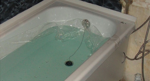 Установкой акрилового вкладыша | Рогачёво