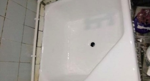 Обновление душевого поддона акрилом | Рогачёво